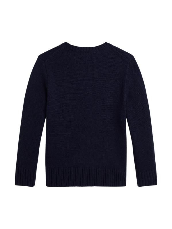 #2: سترة الكشمير بالعلم الأمريكي للأولاد الصغار - القوات البحرية