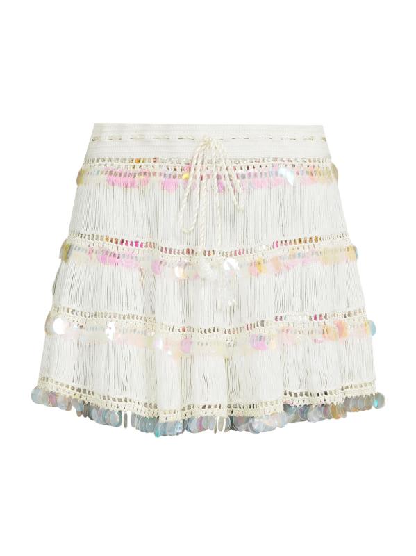 Viola Hand-Crocheted Miniskirt