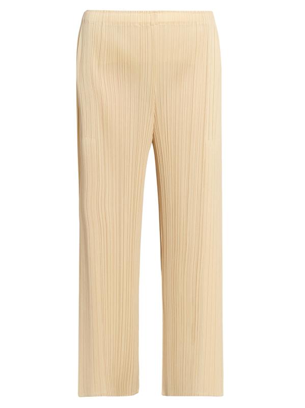 Shop Pleats Please Issey Miyake - Merry Bicolor Pants | Saks