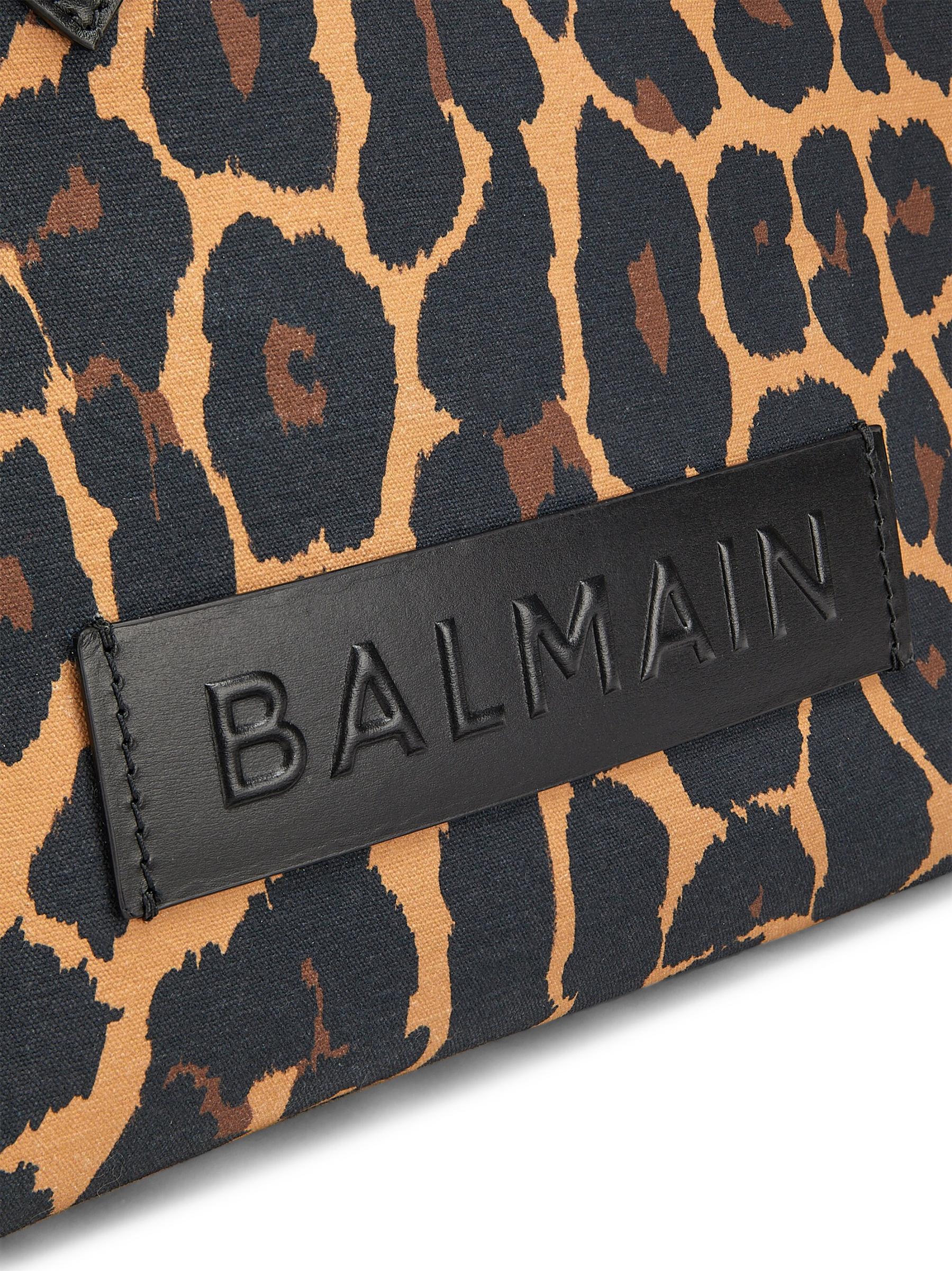 追跡便【BALMAIN】B-Army レオパードプリント トートバッグ B-Army 36 leopard print tote bag brown brown - Women | BALMAIN