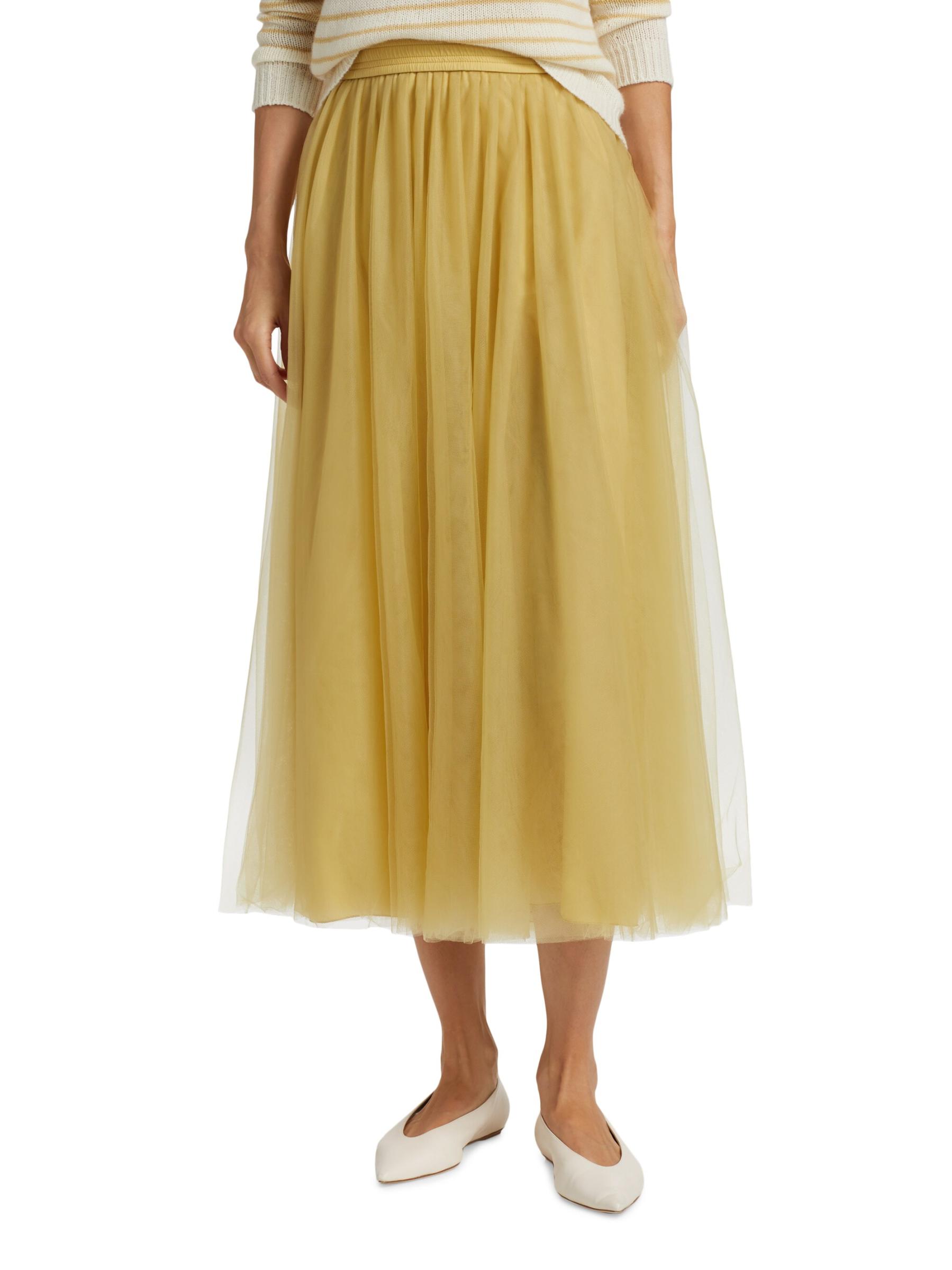 FABIANA FILIPPI 25SS スカート マルチカラー FABIANA FILIPPI チュールスカート イタリア製 40 | himawari_nagi
