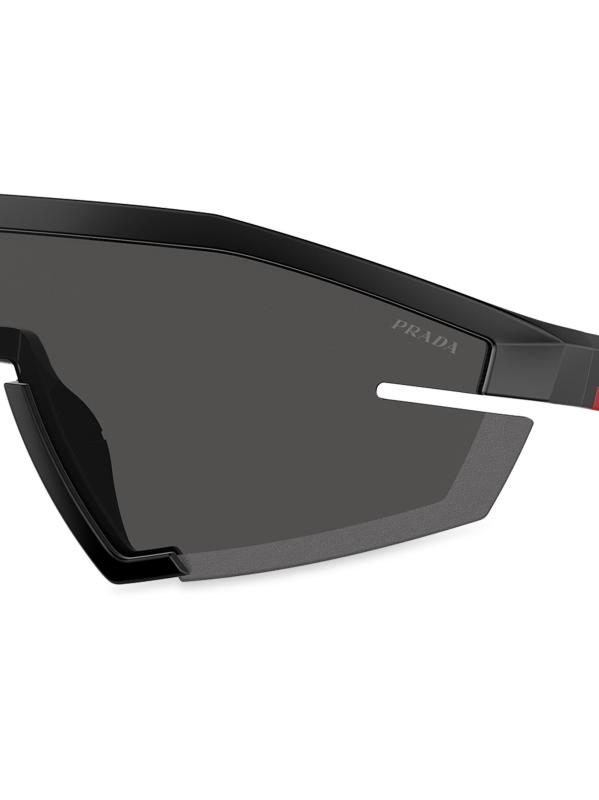 #3: نظارة برادا 0Ps 03Zs 144 ملم - دخان أسود غير لامع