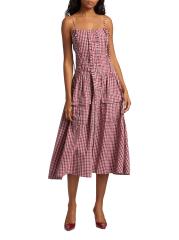 ワンピース Damson Madder Faith Midi Dress Damson Madder + Faith Midi Dress