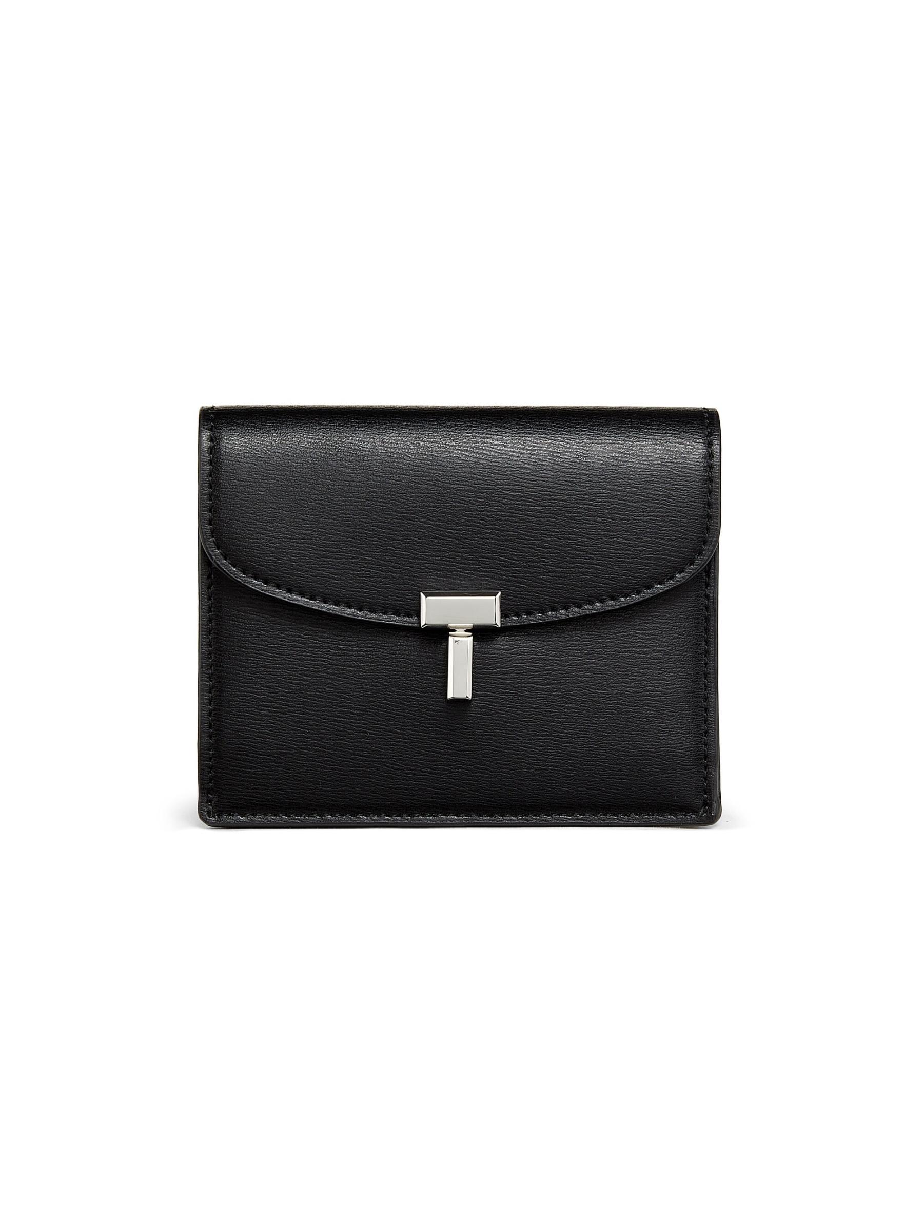 【TOTEME】Tロック レザー カードホルダー ケース【送料関税込】 TOTEME【関税送料込＆VIP価格】T-LOCKレザーカードホルダー