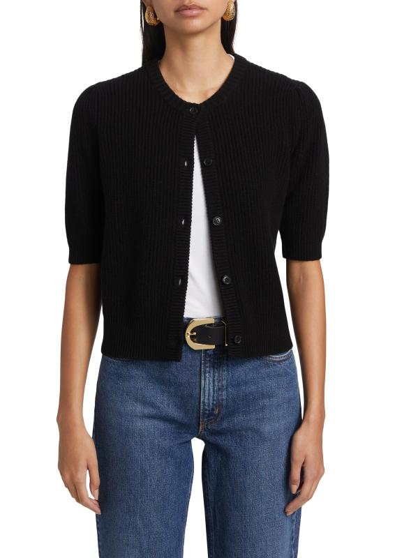 Shrunken Cardigan Frame Cashmere Cardigan Shop FRAME Shrunken Wool