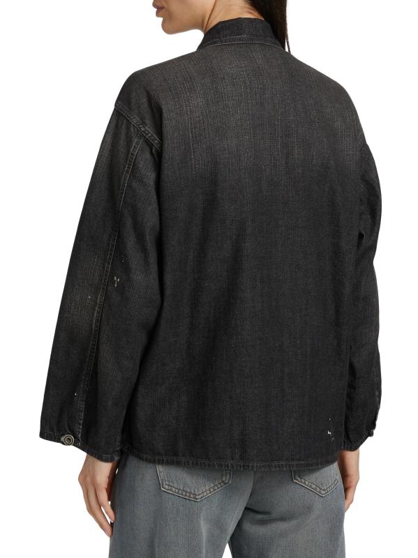 maison margiela プルオーバーシャツ Maison Margiela - オーバーサイズ・デニム・プルオーバー