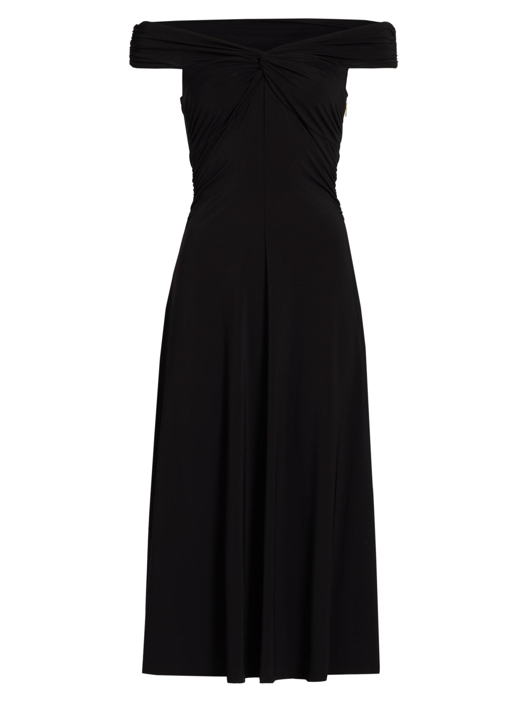 Shop MICHAEL Michael Kors - Twist Off-the-Shoulder Midi