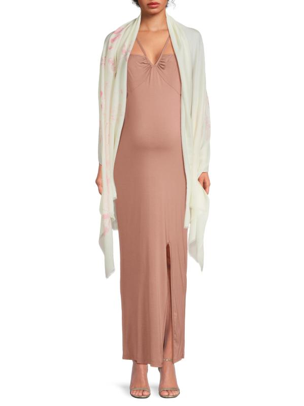 وشاح رامونا بنقشة الزهور