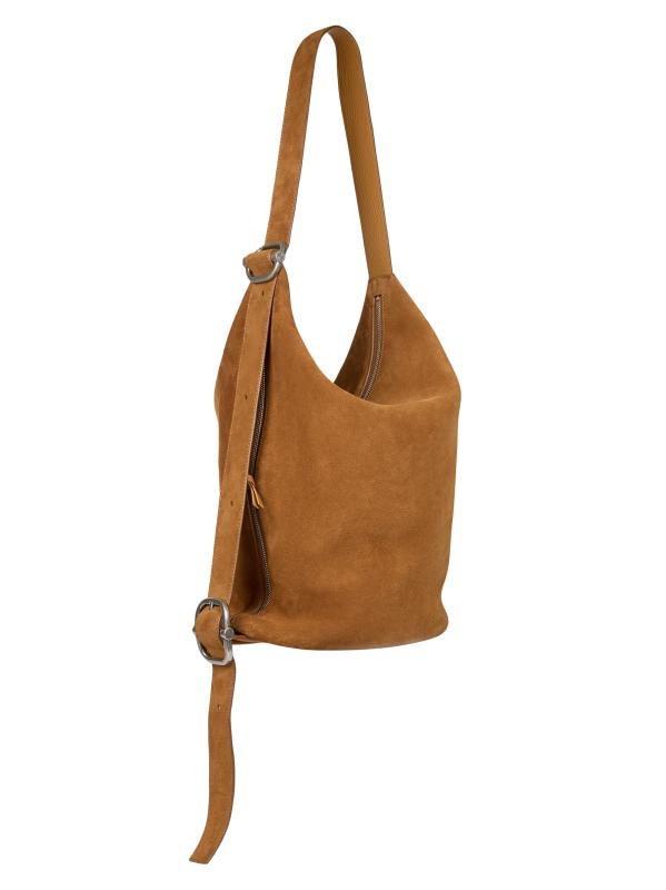 LOEWE スエードカーフスキン ミディアム ループ バケットバッグ Loewe - ミディアム・ループ・スエード・バケットバッグ を