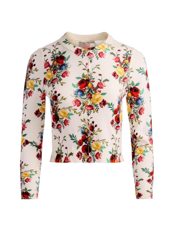 كارديجان دوللي فلورال من القطن القابل للتمدد