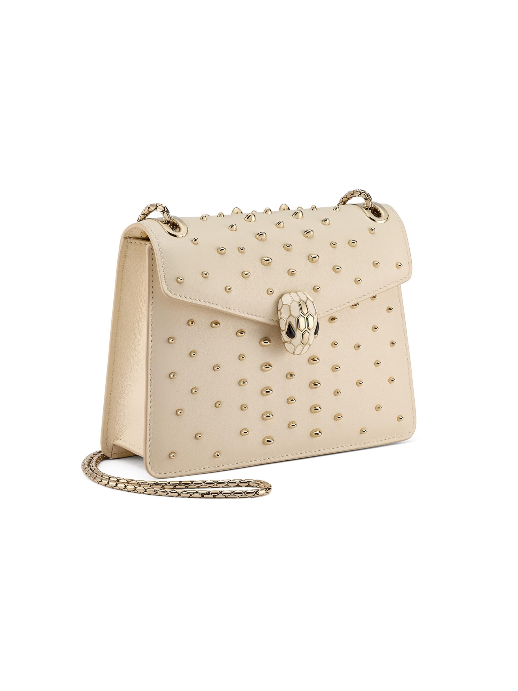 【BVLGARI】SERPENTI FOREVER チェーン クロスボディバッグ セルペンティ フォーエバー クロスボディバッグ Calf Leather