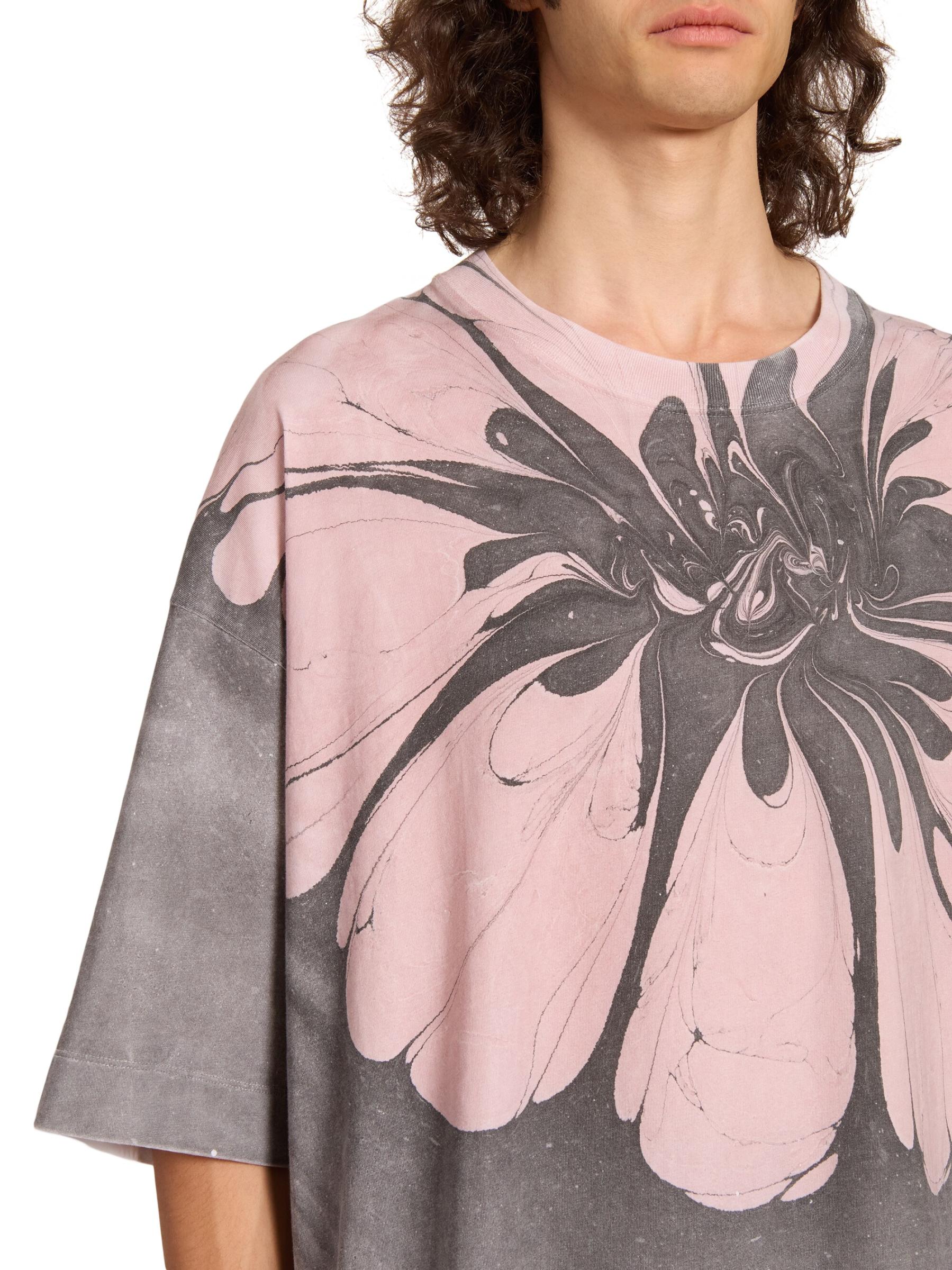 Dries Van Noten - ヘン渦巻きフラワーTシャツ をオンライン購入