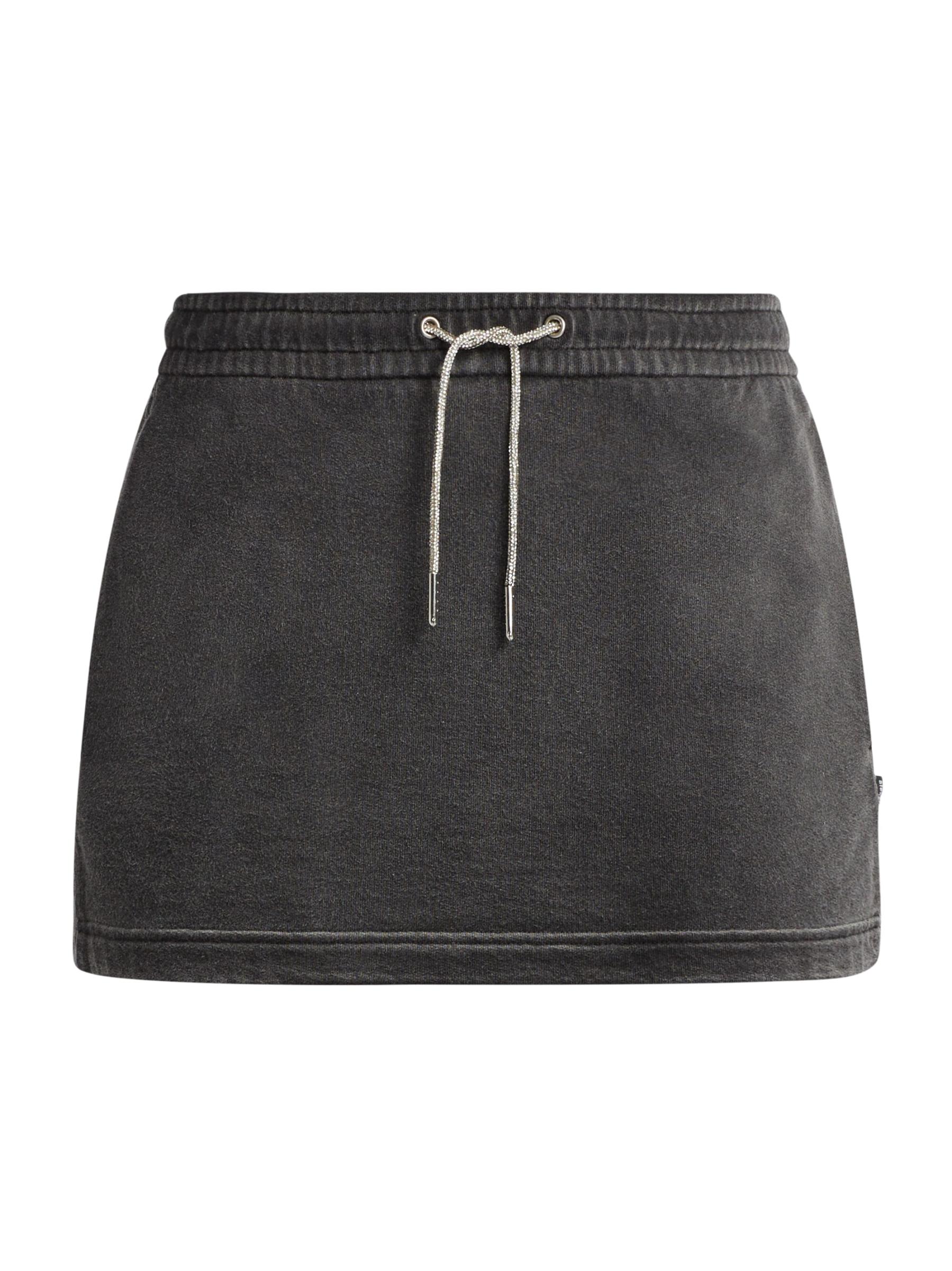 【Alexander Wang】ラインストーン コットン ミニスカート Alexander Wang - ラインストーン・ドローコード・コットン