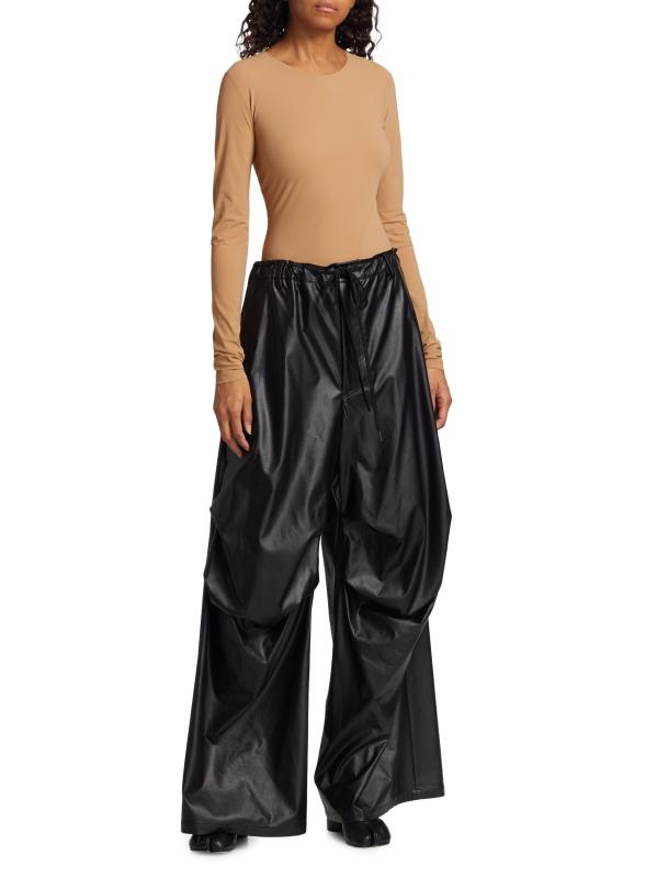 【国内発送】Maison Margiela ジャージー ボディスーツ MM6 Maison Margiela - ジャージーロングスリーブボディスーツ