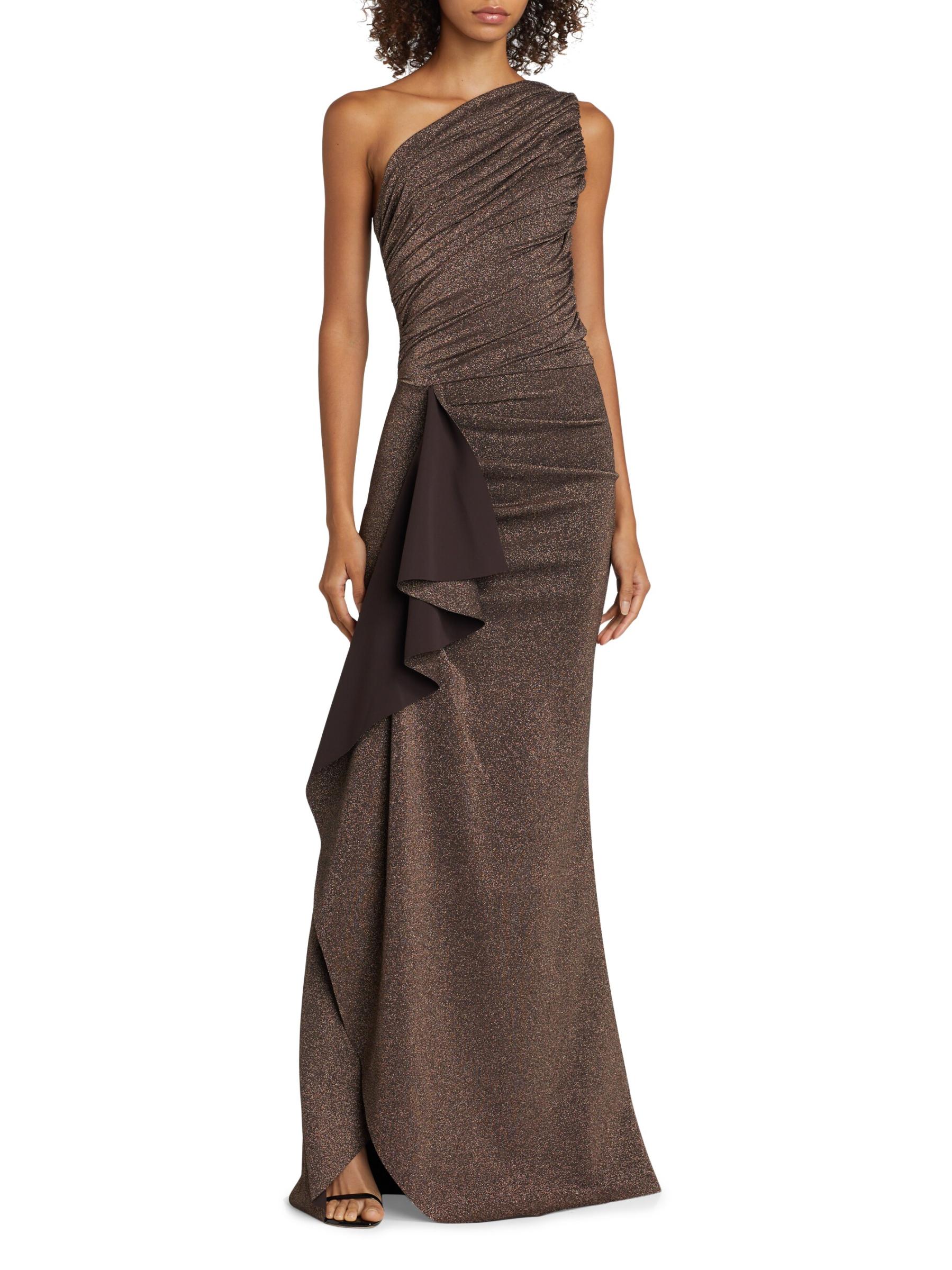 Shop Chiara Boni La Petite Robe - Aziza Metallic Jersey One