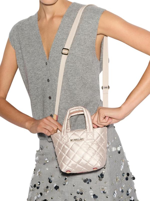 #3: حقيبة بيتيت مترو ديلوكس المبطنة - معدني وردي