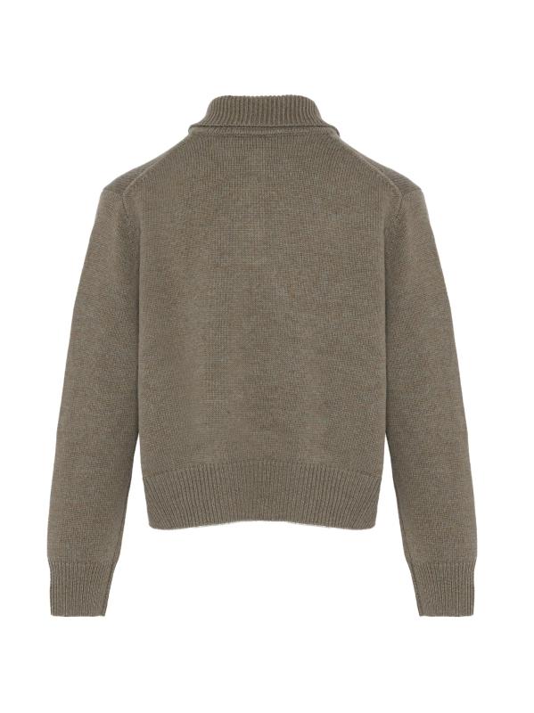 #4: سترة بياقة مستديرة من الصوف والكشمير - إتريتا