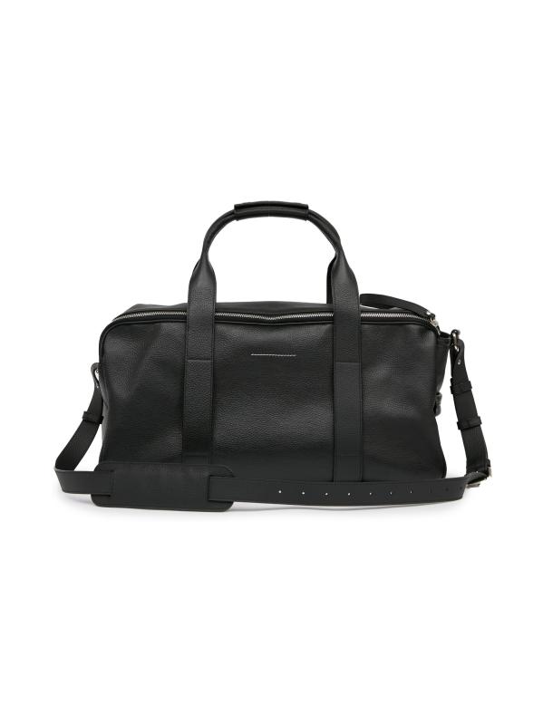 #3: حقيبة دافل جلدية - أسود