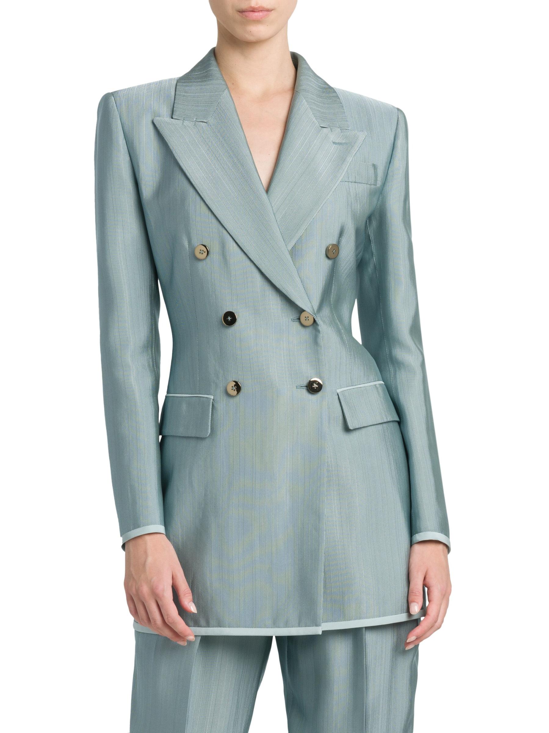 Giorgio Armani ダブルブレストジャケット ダブルブレストジャケット バージンウール／カシミア混紡