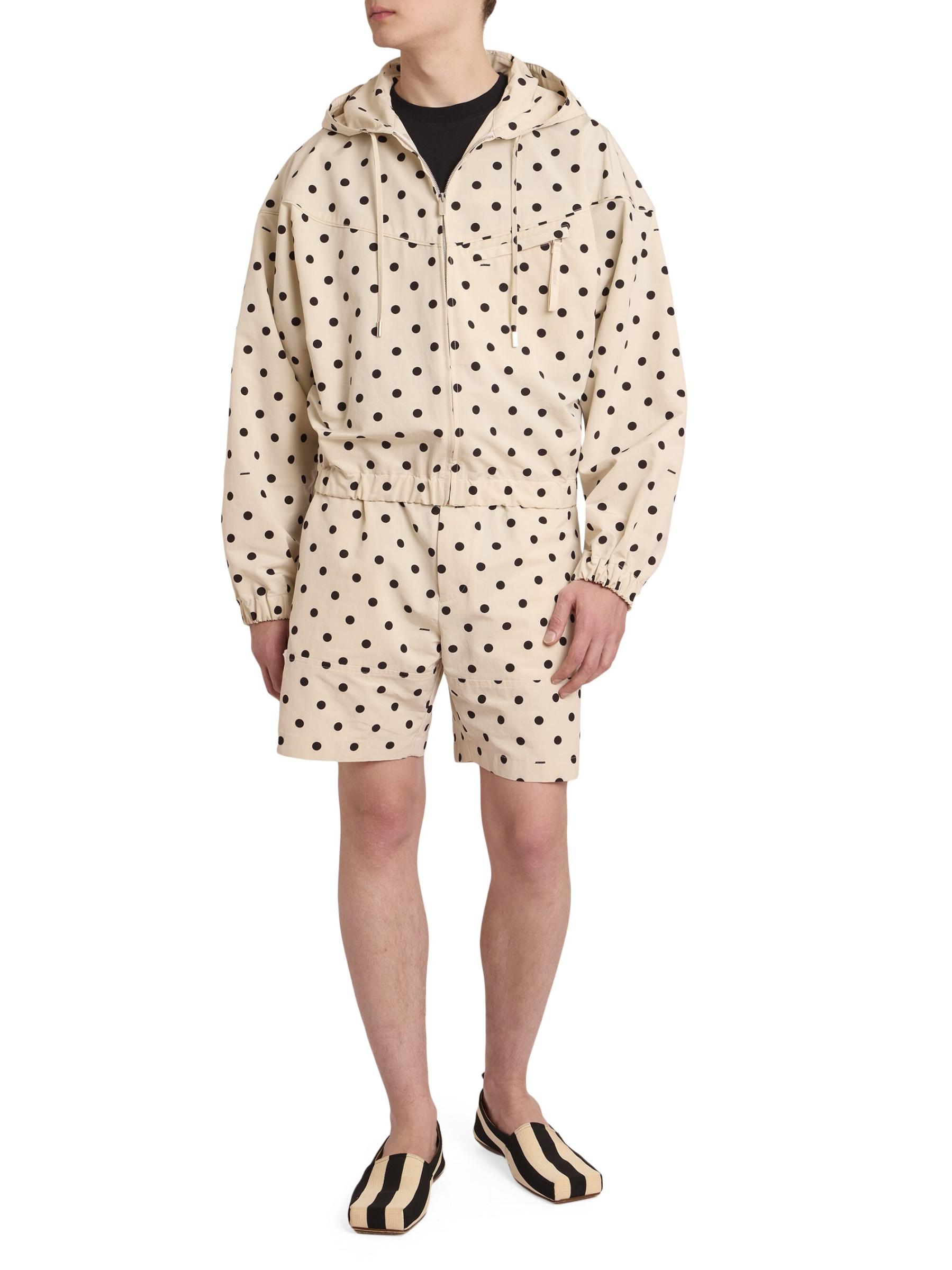 水玉模様フード付きアウターウェア Jacquemus - フード付き水玉ジャケット をオンライン購入 | Saks