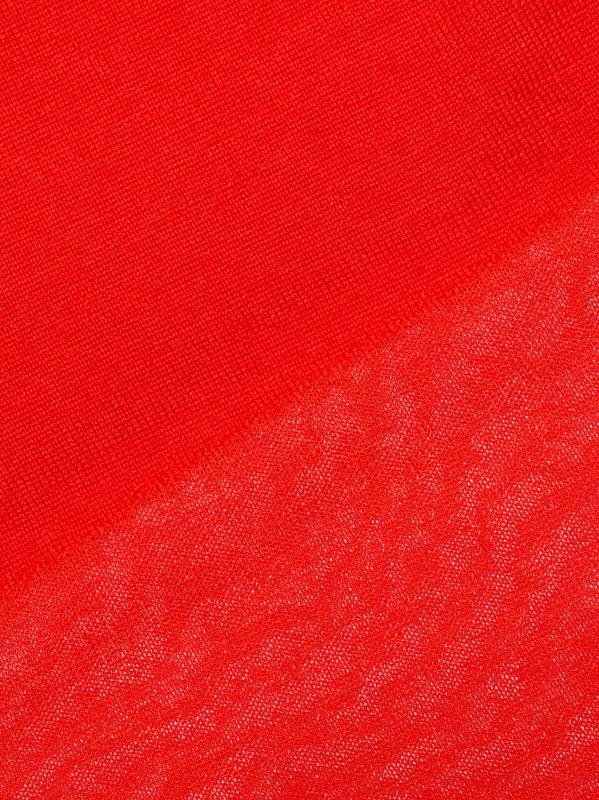 #6: بلوزة شفافة من صوف الميرينو غير المتماثلة - بابايا