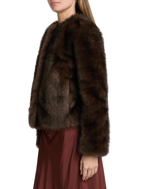 #3: جاكيت جوين من الفرو الصناعي - المنك