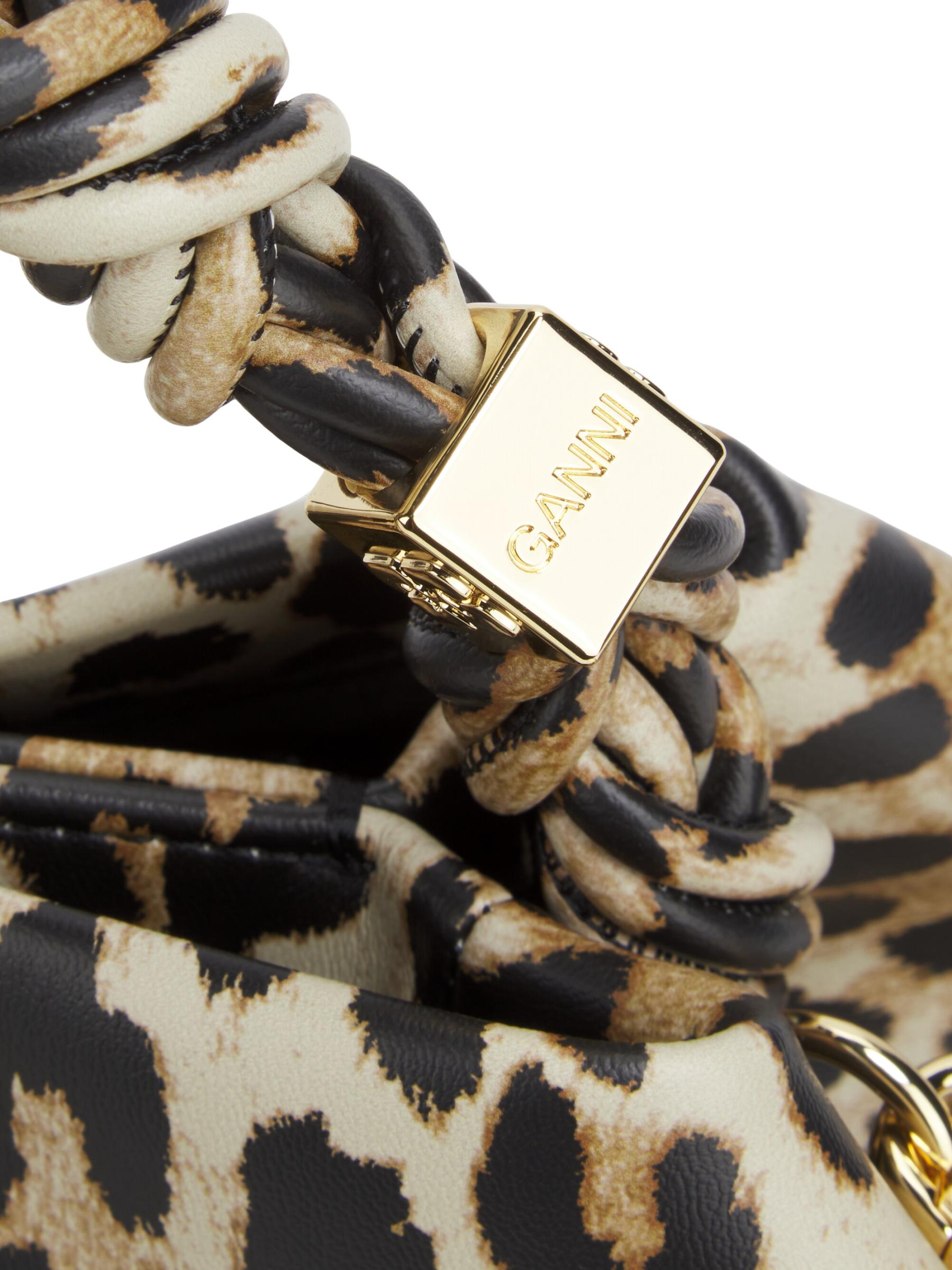 Shop GANNI - Bou Small Leopard-Print Bag | Saks Fifth Avenue