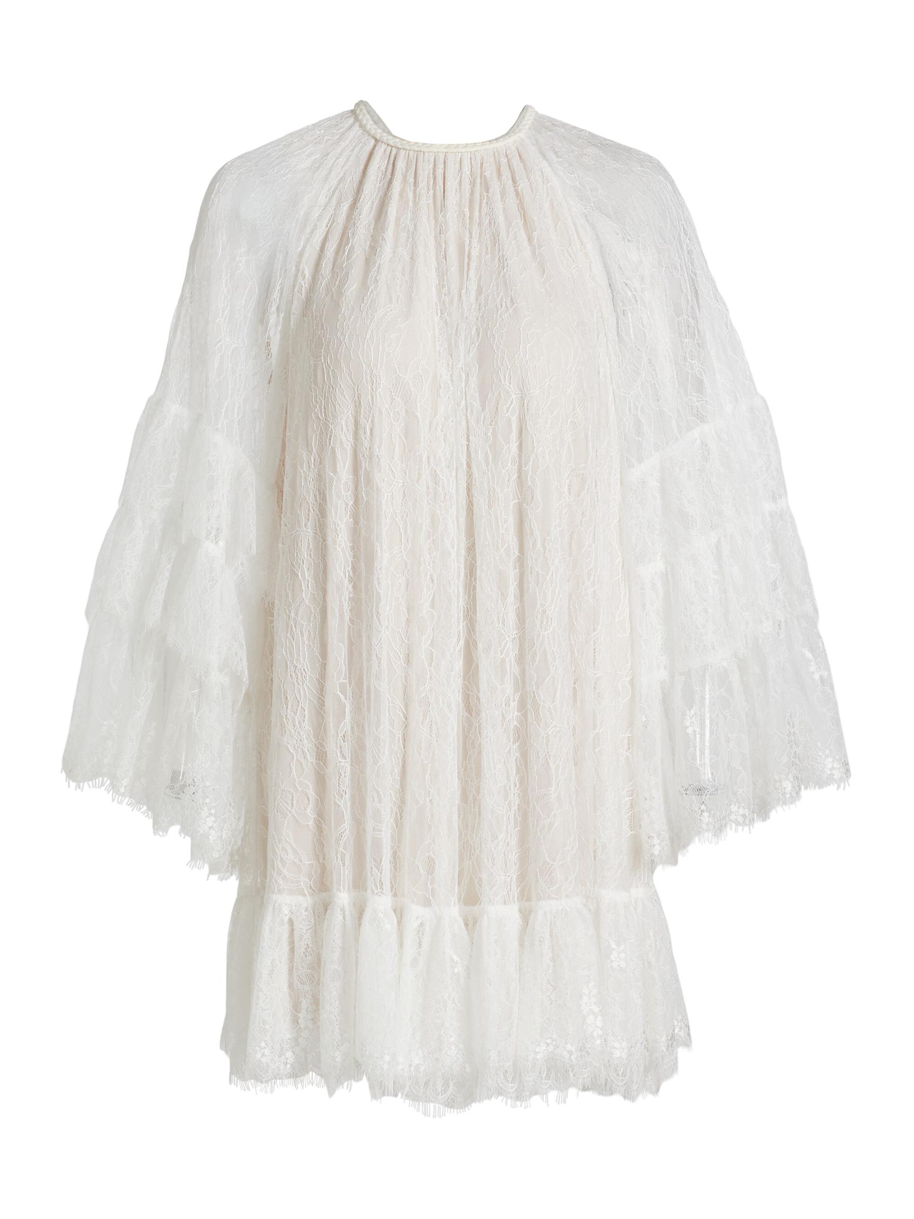 【Alice+Olivia】デリア ラッフル チュニック ミニドレス Alice + Olivia - デリア・ラッフル・チュニック・ミニドレス を
