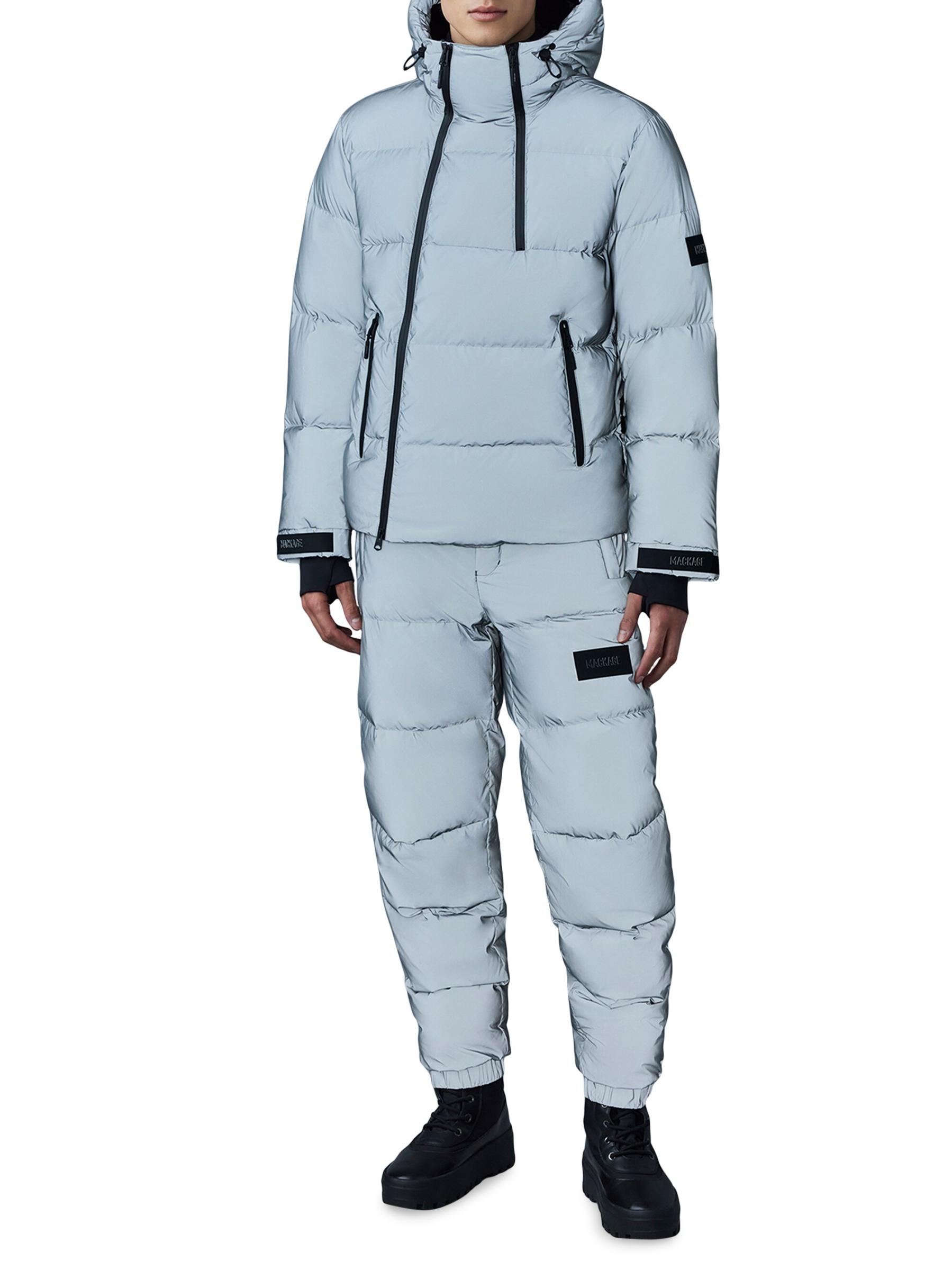 Allesaz Hooded Ski Down Jacket 関税込 Shop Mackage - Kenji Reflective Hooded Down Ski Jacket