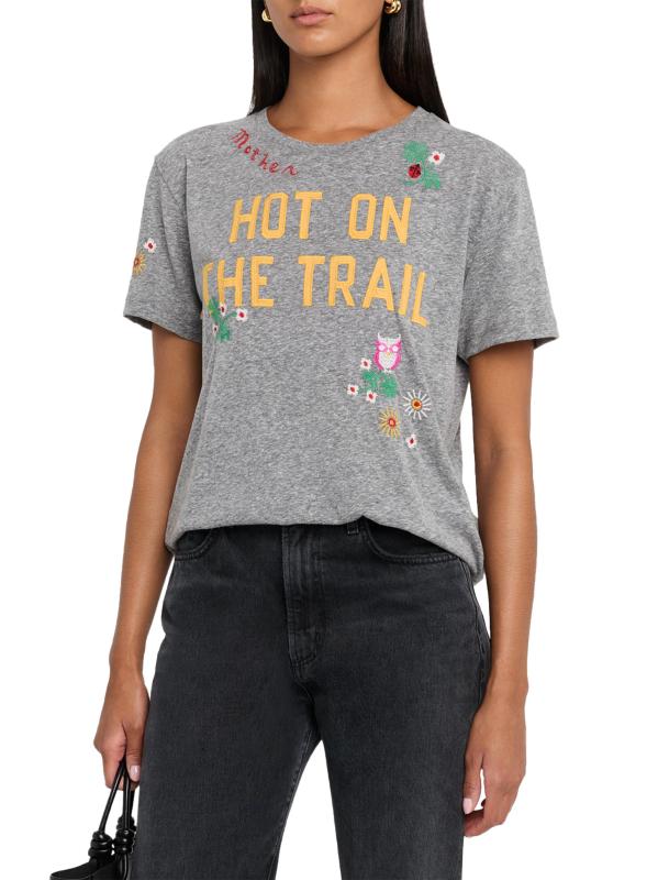 #2: تي شيرت مطرّز من ذا رودي - رمادي