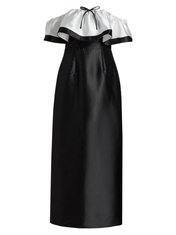 فستان ماكسي مكشوف الكتفين من لو فلور بريمروز