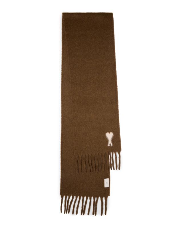 وشاح منسوج من مزيج الألبكة بشعار الماركة