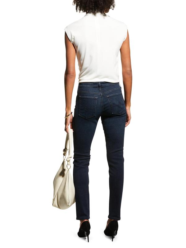 #3: بنطال جينز بريما منخفض الارتفاع قابل للتمدد - أزرق