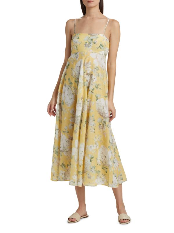 【送料&関税込】Zimmermann Acacia Bandeau Midi Dress Shop Zimmermann - Acacia Bandeau Midi-Dress | Saks Fifth