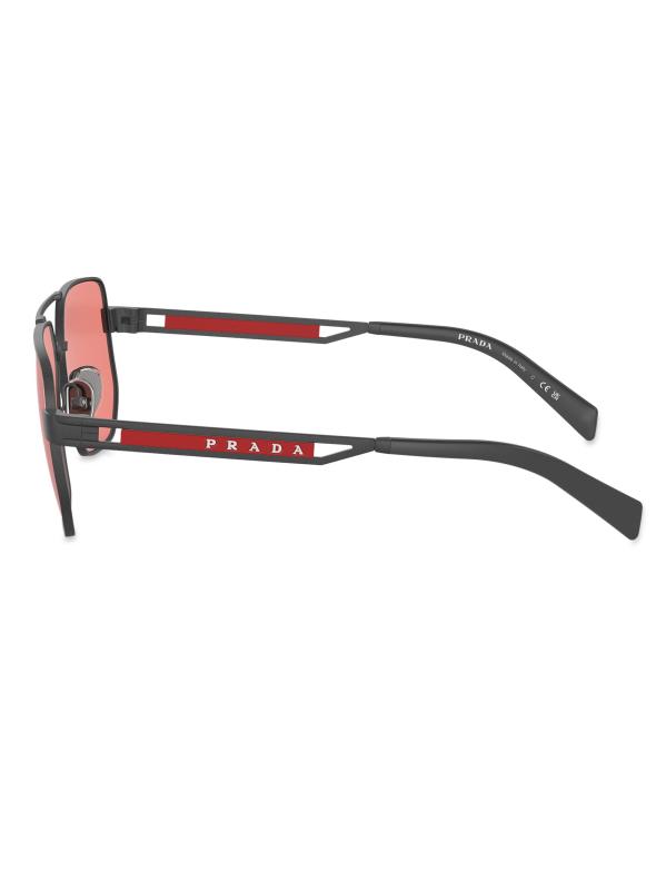 #4: نظارة شمسية أفياتور مقاس 59 ملم طراز 0PS 51ZS - MATTE GREY RED