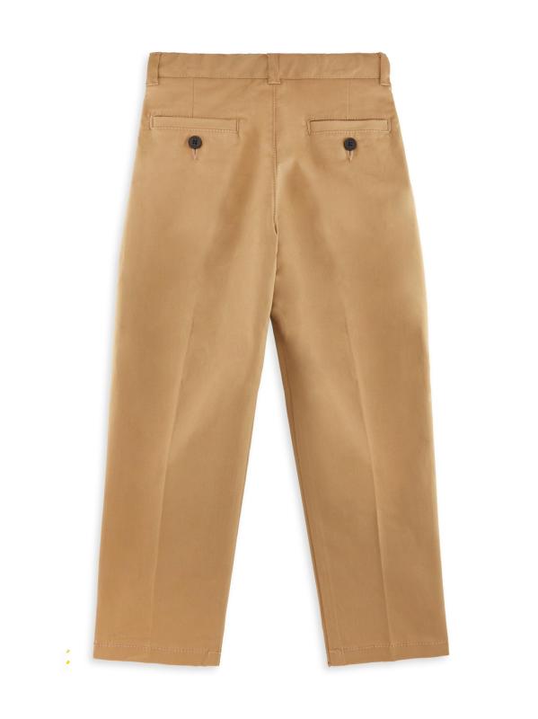 #2: بنطلون تشينو من القطن القابل للتمدد للأولاد والصبيان الصغار - كوكي