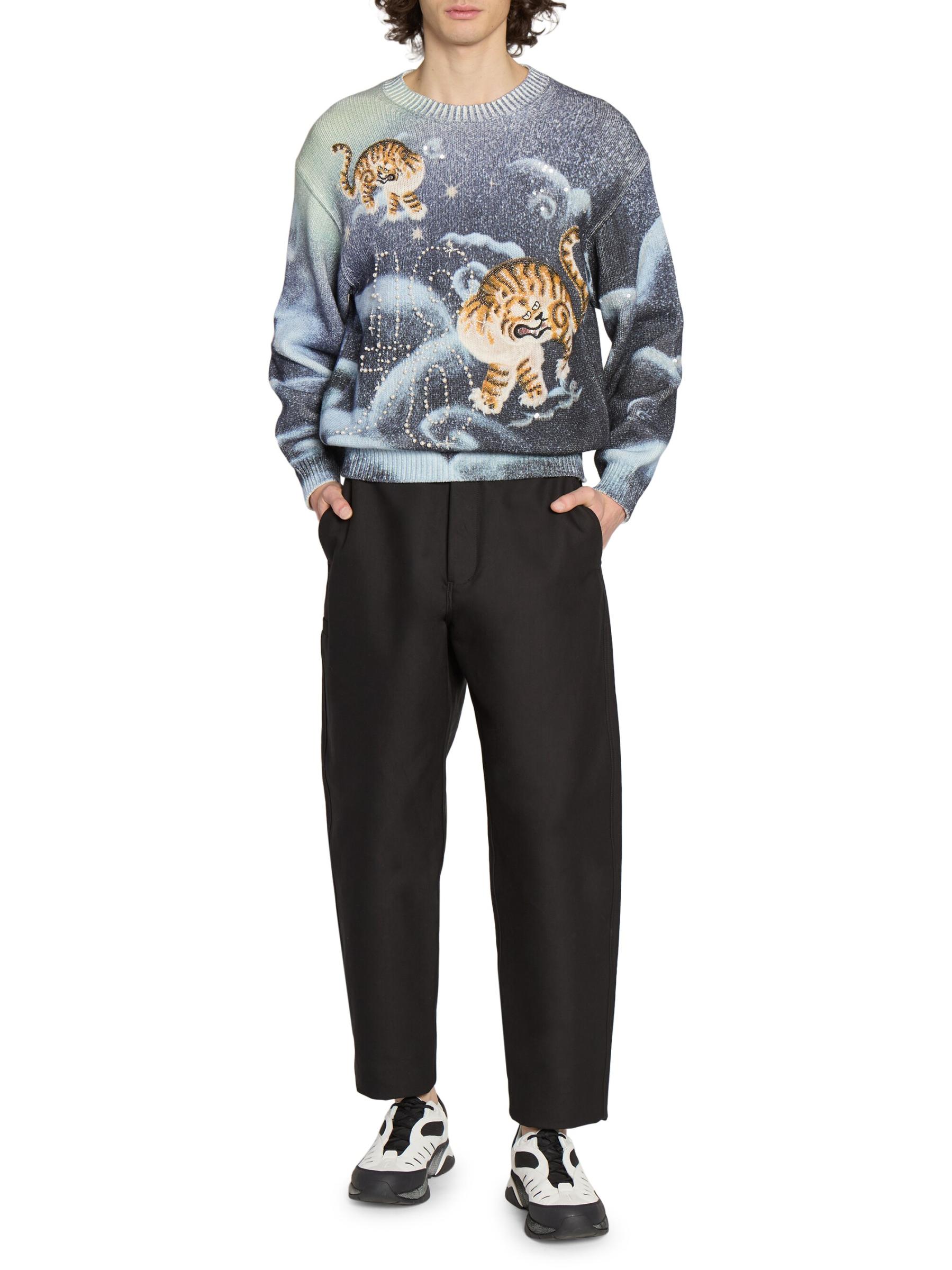 【送料&関税込】Kenzo Printed Stretch Cotton Blend Sweater Kenzo Poppy Cotton Sweatshirt | Black | FARFETCH