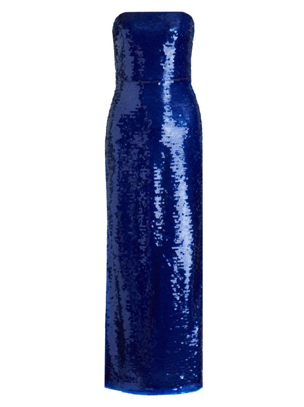 فستان ميرا سيكوين بدون حمالات