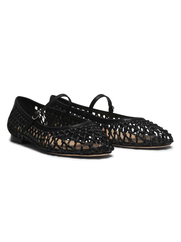 Saks Fifth Avenue 黒 バレエシューズ Cendrillon Haute バレエフラット【New Size】｜バレリーナ