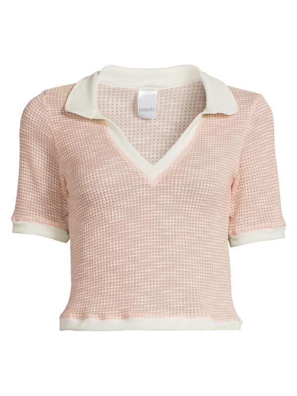 Mila Knitted Short-Sleeve Top