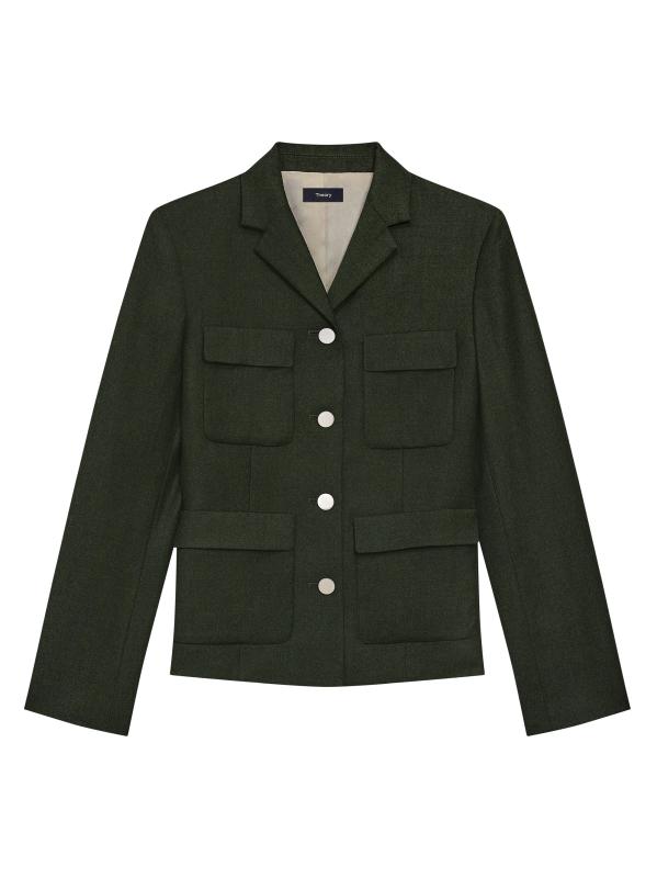 Shop Theory - Wool Military Jacket | Saks Fifth Avenue France