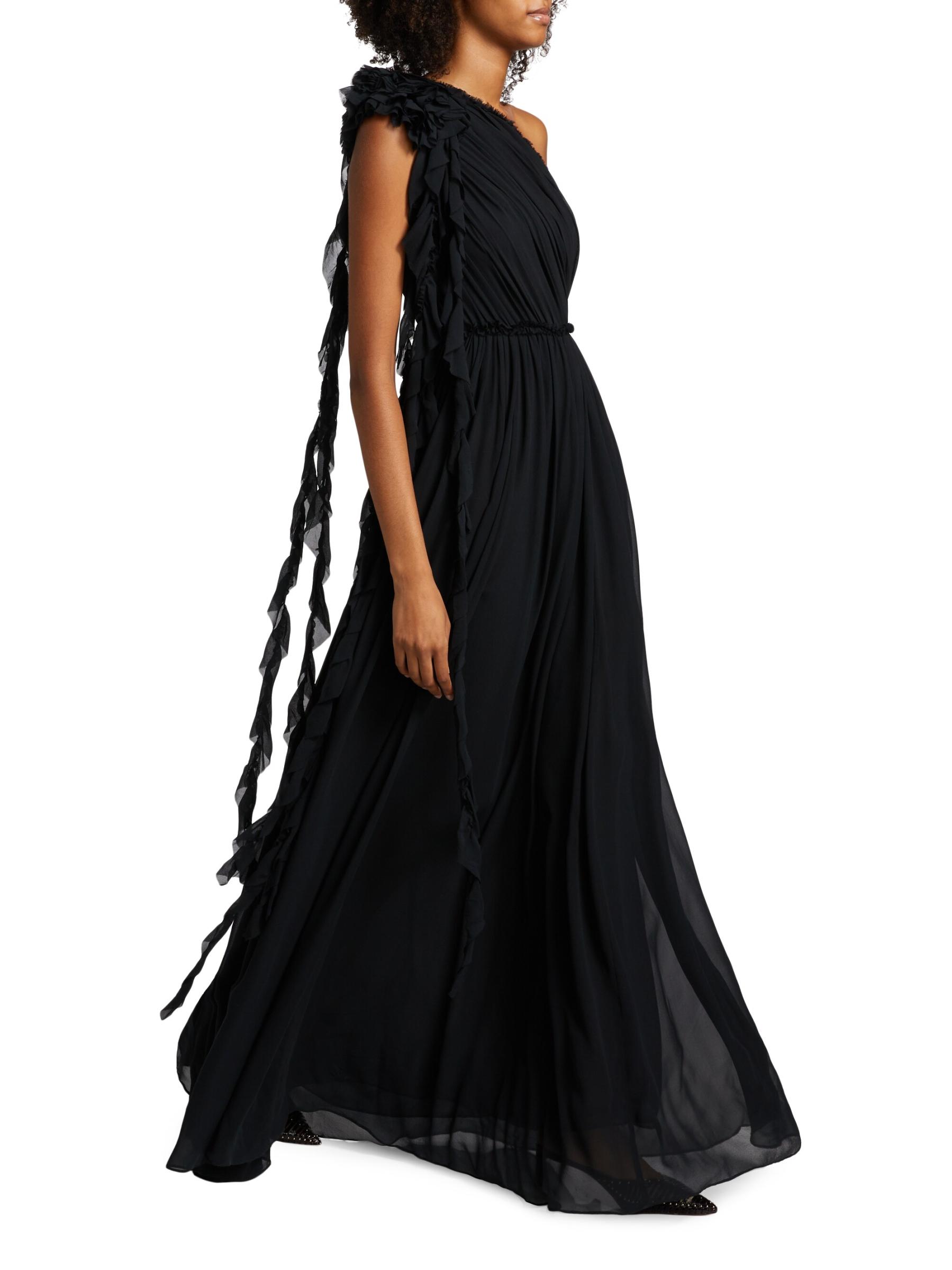 Shop Ulla Johnson - Adona Silk One-Shoulder Gown | Saks