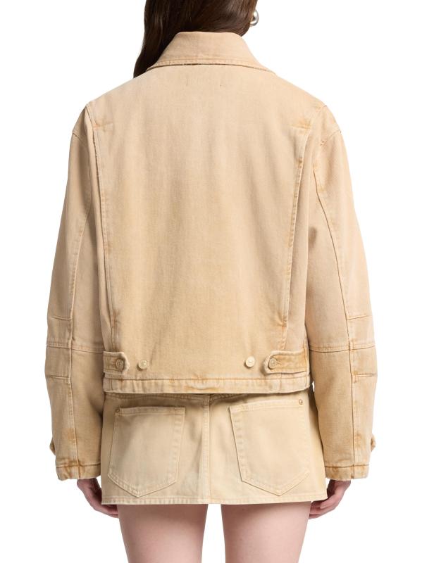 #4: جاكيت قطن لملابس العمل - رمل