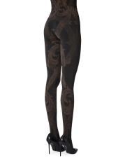 Shop Wolford - Etro X Wolford Shiny Patterned Metallic