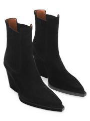 「PARIS TEXAS」DALLAS スエード アンクルブーツ 装飾付き Dallas Embellished Toe Ankle Boot – Paris Texas US