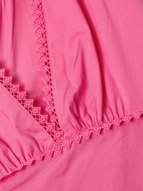 #5: فستان قصير من القطن ساريتا - وردة الليتشي