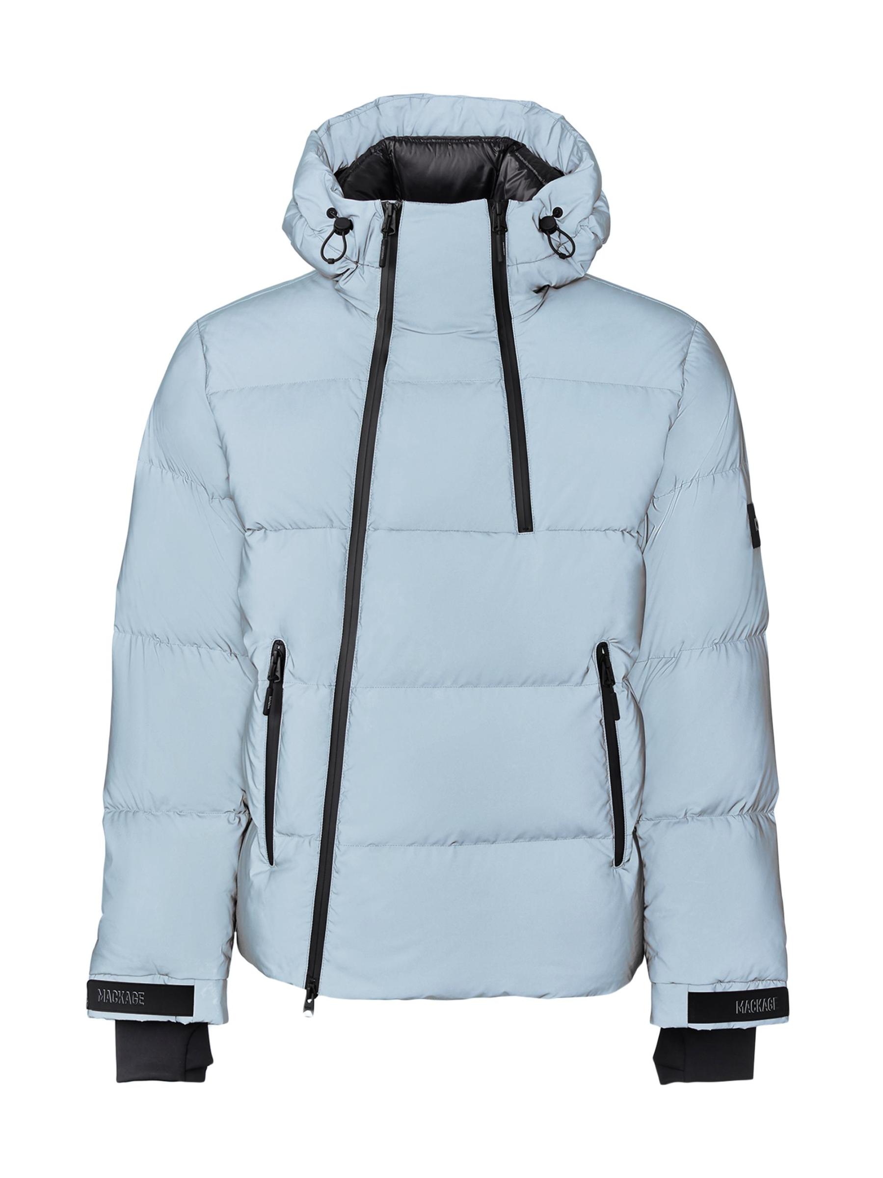 Shop Mackage - Kenji Reflective Hooded Down Ski Jacket