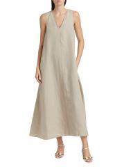ワンピース Max Mara SIMEONE LINEN SLEEVESLESS DRESS MAX MARA Simeone linen maxi dress | NET-A-PORTER