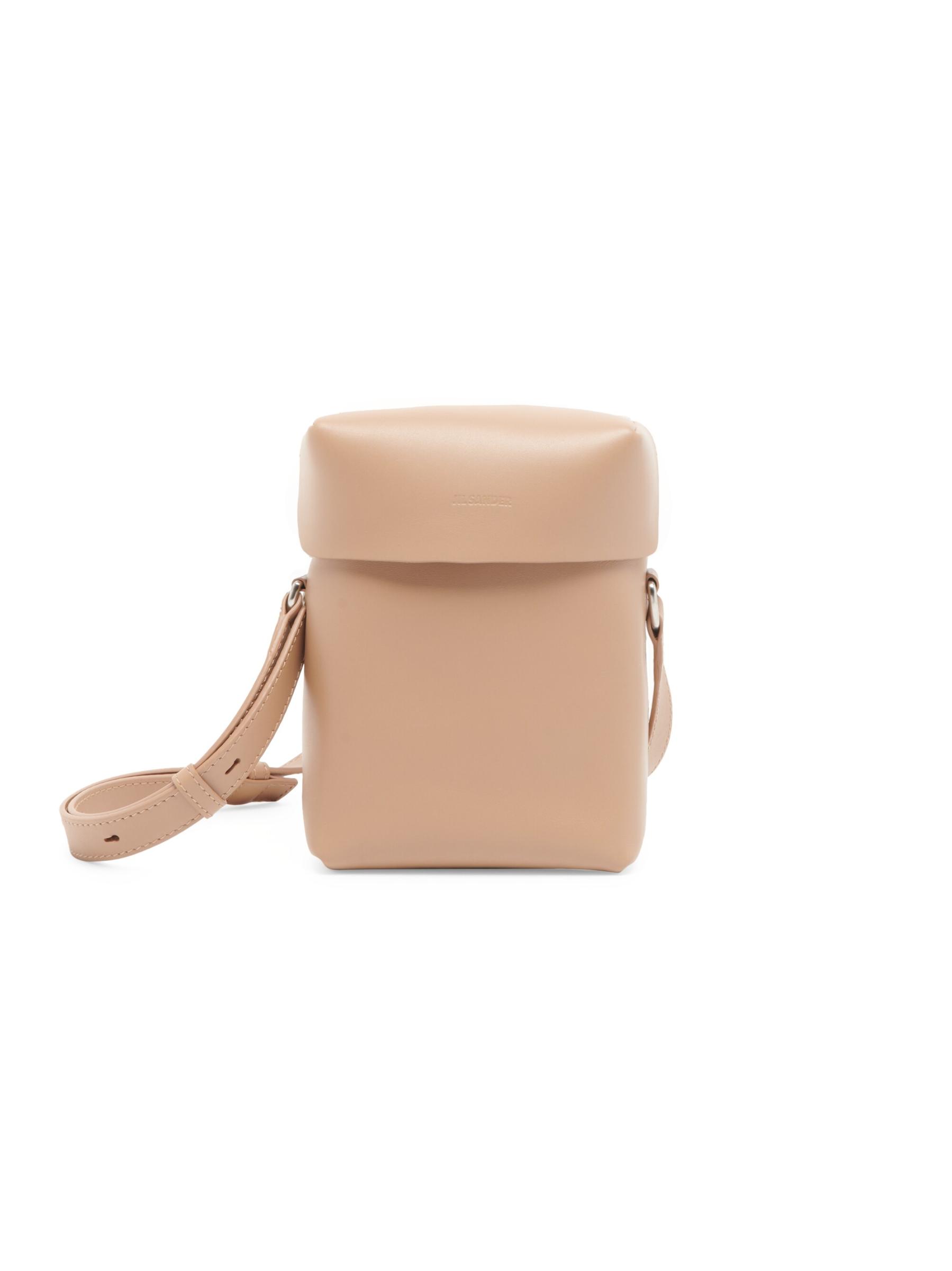 Shop Jil Sander - Lid Small Leather Crossbody Bag | Saks