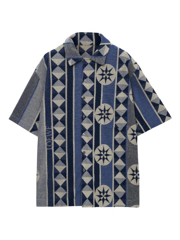 قميص إيبيزا بأكمام قصيرة مطبوع من LOEWE x Paula